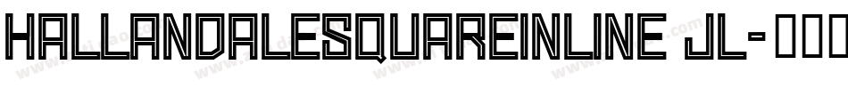 HallandaleSquareInline JL字体转换